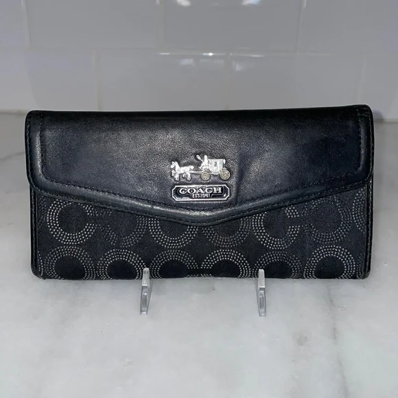 Coach | Bags | Coach Madison Dotted Op Art Signature Logo  display picture 1